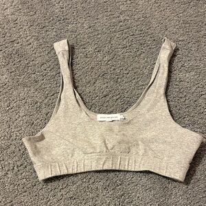 Good American Heather Grey sports bra/bralette